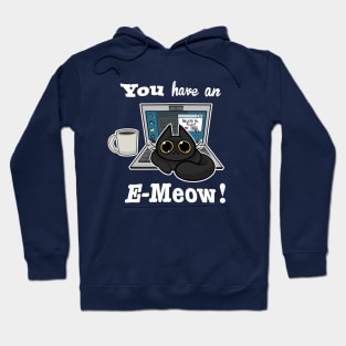 Cat T-Shirt - You have an E-Meow! - Black Cat Hoodie